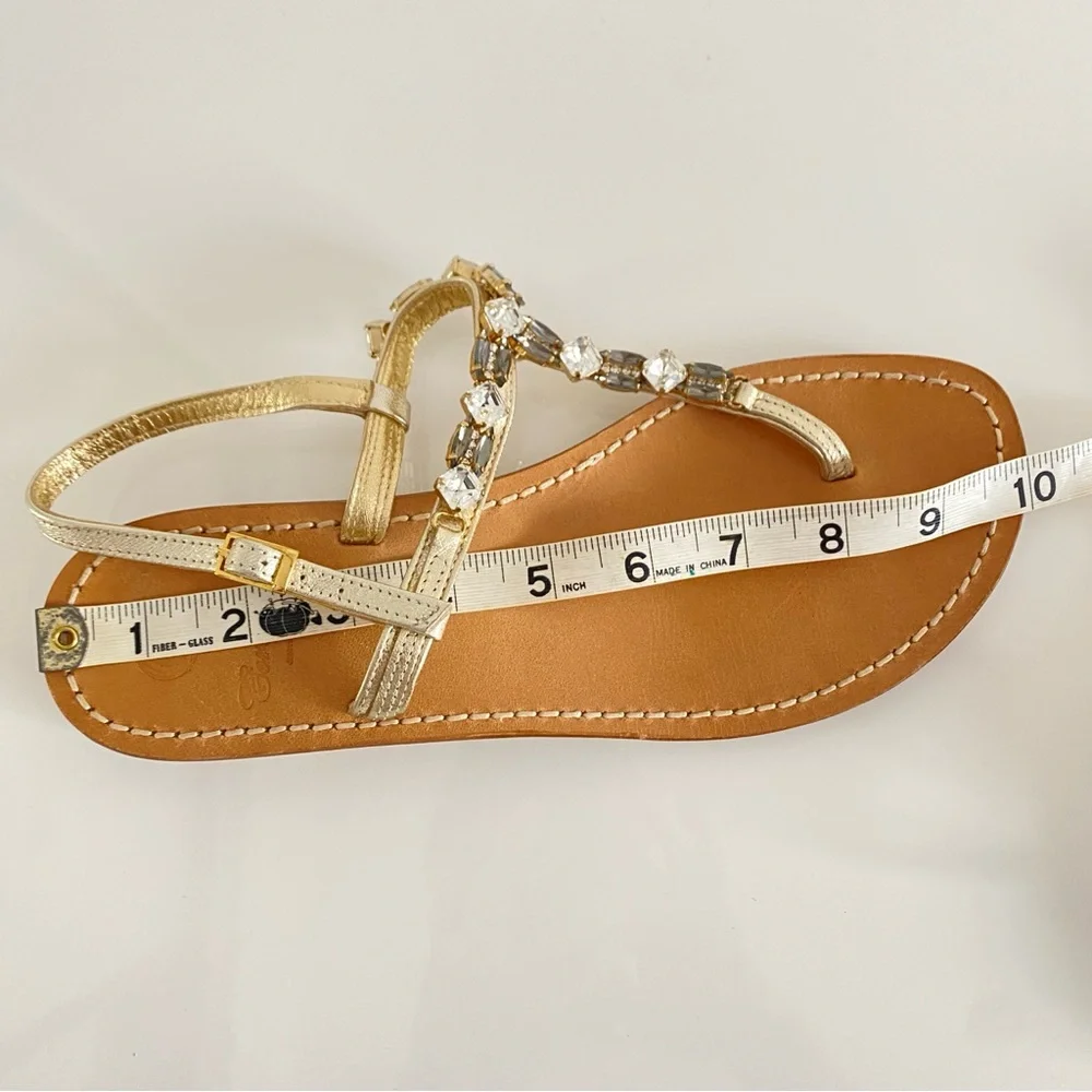 Corcione Swaroski Crystal Thong Sandal